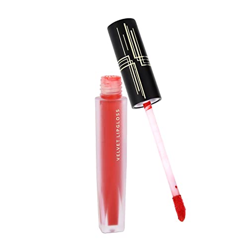 Brillant à lèvres de maquillage, texture de mousse de texture de velours de rouge à lèvres liquide pour les femmes pour le maquillage pour les filles Cover
