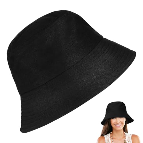 CONGARTENO Bucket Hat for Women Cotton Fishing Cap Breathable Sun Protection Travel Hat Stylish Tropical Fashion Accessory for Beach and Outdoor Activities Multi