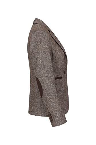 Womens Tweed Trousers 1920s Vintage Blinders Tan Brown Herringbone Tailored Fit3