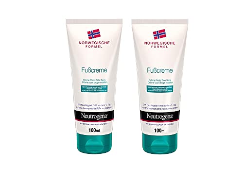 Neutrogena Formule Norvégienne Crème pour les pieds/de soins pour pieds hydratante pieds secs/24h l'humidité/2 X100ml