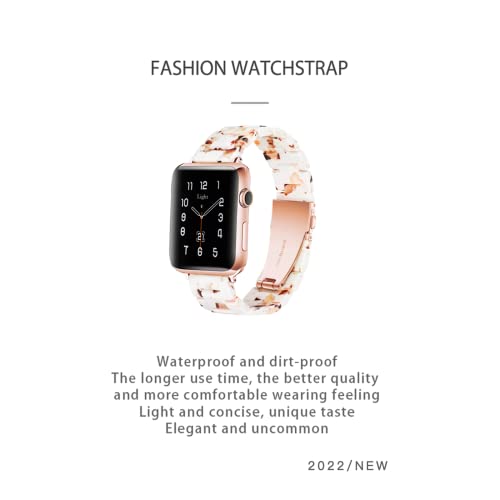 Image of Light House Apple Watch Bands-Fashion Lightweight Resin iWatch Bands for Women Men 38mm /40mm /41mm /42mm(Series 11 10), 49mm /46mm /45mm /44mm /42mm(S 3 2 1), Compatible with Apple Watch Series 11 SE 10 9 8 7 6 5 4 3 Ultra