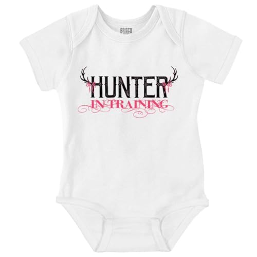 Image of Brisco Brands Hunter In Training Learning Hunting Baby Bodysuit Jumper Girls