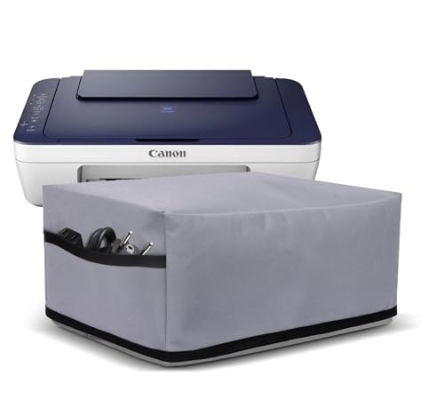 Image of CRASOME Non-Woven Dust & Water Proof Printer Cover for Canon Pixma E470 / E477 (Grey)