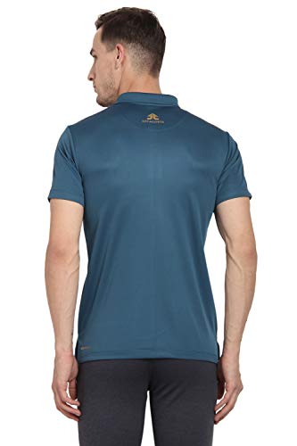Image of OFF LIMITS Men CORE Polo Seaport Blue Polo T Shirt