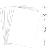 30 Sheets White Cardstock 8.5 x 11, 230gsm/80lb Thick Paper White Cardstock Paper for Invitations...