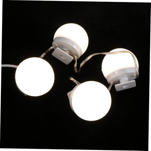 Homoyoyo Bombilla De Luz Para Espejo De Maquillaje Lámpara Frontal Led Ajustable Luz De Armario Para Tocador De Belleza Función De Tres Tonos Diseño De Montaje Pared Adecuado Para Iluminaci