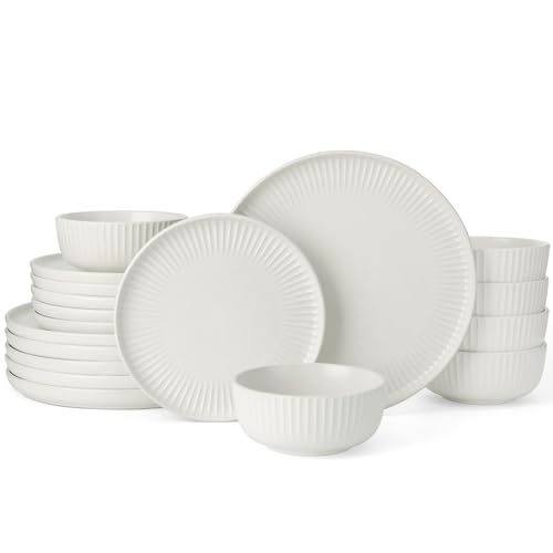 Richmount Starlight Geschirrset, 18-teiliges Teller Set, Geschirrset 6...