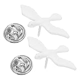 Hemobllo Vogel Emaille Anstecknadel 2 Stück Miniatur Friedenstauben Brosche für Katholische Zeremonien Wie Konfirmation und Erstkommunion