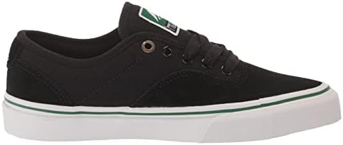 Emerica Men's Provost G6 Low Top Skate Shoe, Black/White/Gold, 9 | Image 5
