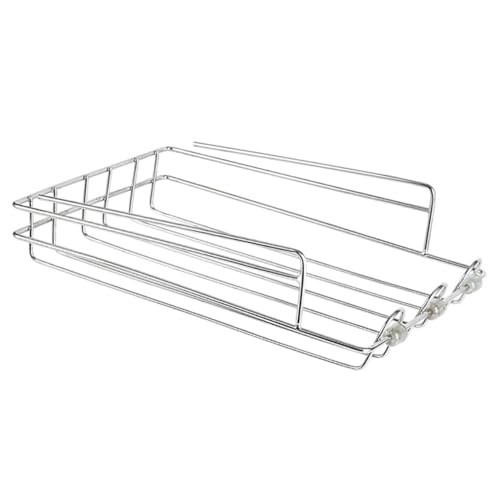 DOITOOL Rejilla para Huevos de Refrigerador Soporte Inoxidable Antioxidante Organizador de Huevos Doméstico Cajón Simple para Frigorífico