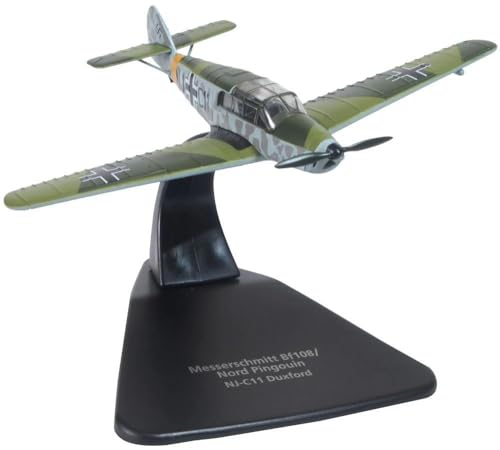 Oxford Diecast AC107 Messerschmitt Bf108 Duxford réplica histórica para vitrina