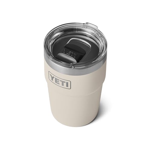 Image of YETI Rambler 16 oz Stackable Tumbler, Vacuum Insulated, Stainless Steel with MagSlider Lid | Stackable