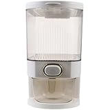 Alipis 防虫防潮密封米貯蔵容器 大容量 軽量 耐久性 米 穀物保存 キッチン用 精米 豆 ル対応 量り取り簡単ボタン操作 再利用可能