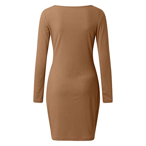 Women's Jersey Oversized-Fit Short-Sleeve Pocket T-Shirt Dress (Previously Daily Ritual) Women 2061 Summer Sleeveless Tank Dresses Crew Neck Slim Fit Short Casual Ruched Bodycon Party #TOP6