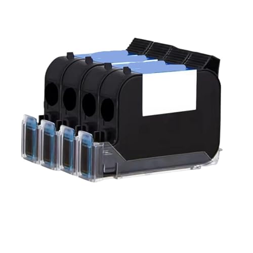 2588 42ML Black Red Blue Green Ink Cartridge, 12.7mm Print Height, Quick-Drying, Universal for Handheld Inkjet Printers(1 Green)