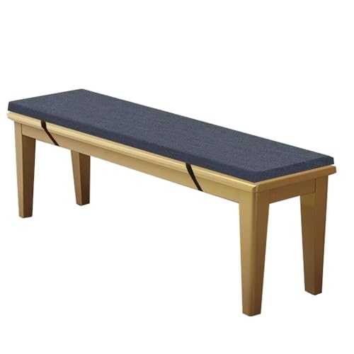 WEALSFUN Stuhlkissen Bankauflage Bankkissen Unterseite Antirutsch Bezug Waschbar Sitzauflag für Fensterbank Gartenbank Schaukel Terrasse Esstisch Outdoor Drinnen,Anthrazit 160x35x5CM