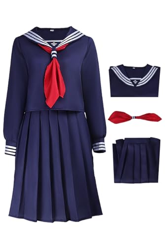 Daiendi Hinako Shimizu Cosplay Silent Costume Cosplay Femme Jupe Marin Perruque Ensemble Halloween Carnaval XL