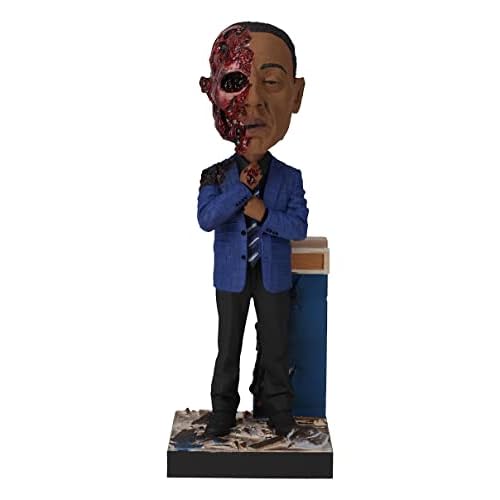 Royal Bobbles Breaking Bad Gus Fring Face Off Bobblehead, Figura Realista de poliresina Premium, número de Serie único, Detalle Exquisito