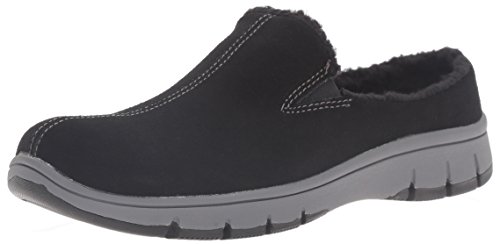 Easy Street Women's Kana Mule,Black Suede,7 N US