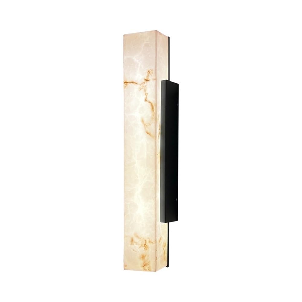 OZBMA Imitation Marble LED Wall Lamp Outdoor Light Fixture Stainless Steel Porch Sconce for Street Villa Courtyard Garage (size_name 50cm/19.68in)