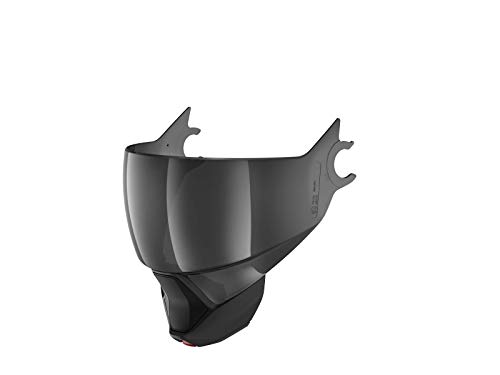 SHARK, Ecran casque Evojet FUME A.R A.B + menton noir mat
