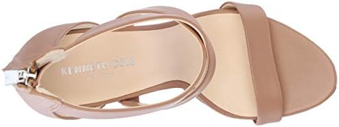 Kenneth Cole New York Women's Brooke Cross Heeled Sandal, Latte, 5 | Image 4