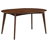 Malone Oval Dining Table Dark Walnut