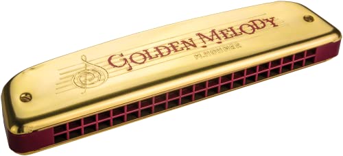 HOHNER Harmonica Golden Melody 40, C - Les Beatles, Paul McCartney, John Lennon, RIngo Starr, George Harrison HOHNER Harmonica Golden Melody 40, C