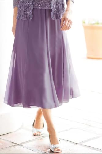 Women's 2 Piece Mother of The Bride Dresses with Jacket Mother of The Groom Dresses for Wedding Guest Dress4