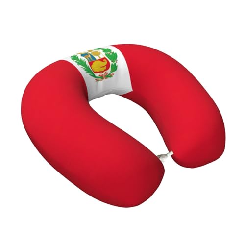 Almohada de viaje con espuma y funda negra miniatura 2