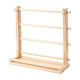Material de calidad superior: con su madera finamente pulida, este organizador elimina cualquier borde rugoso, asegurando una interacción segura y agradable para todas las edades. Los usuarios pueden concentrarse completamente en su creatividad sin interrupciones durante varias tareas manuales, como acolchar, planificar decoraciones de fiestas, u otras aficiones creativas. El acabado liso y cuidado previene y ai , mientras que el diseño funcional mantiene t