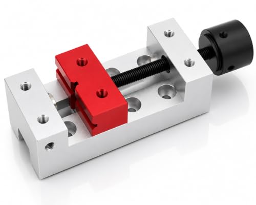 50mm Mini Vise Mini Aluminum Flat Clamp Table Bench Vise Drill Press Vice Fixing Tool Bench Vice to hold different sized objects in place DIY Sculpture Craft Carving Fixing Tool