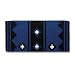 Mayatex Apache Saddle Blanket, Royal/Black/White, 36 x 34-Inch