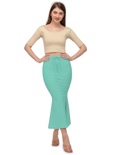 Image of Mehrang Stretchable Saree Shapewear Petticoat for Women, Cotton Blended,Petticoat,Skirts for Women,Shape Wear Dress for Saree