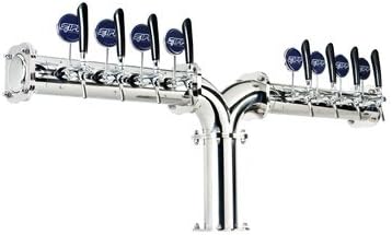 8 Line St Steel Draft Beer Tower - Faucets Included