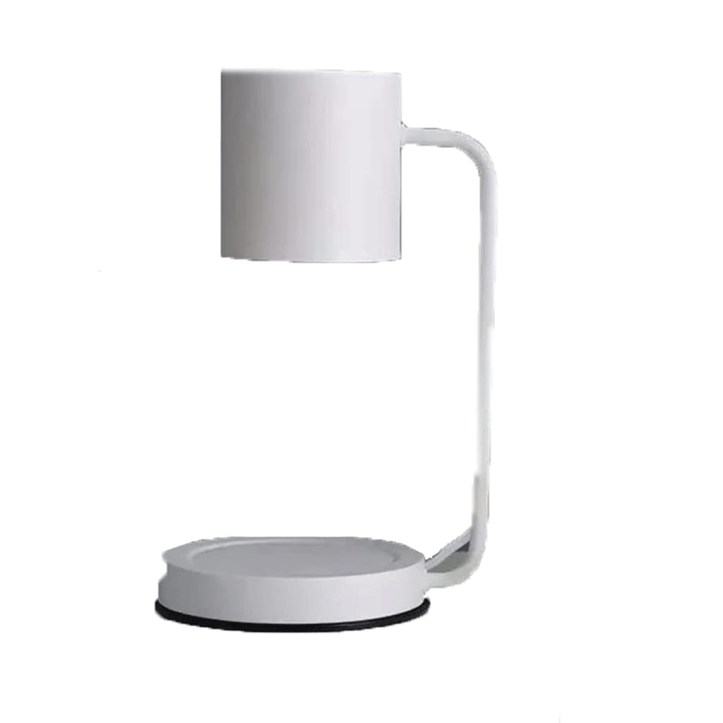 NOBRIM Świeca podgrzewacz świec okrągły palnik elektryczny podgrzewacz wosku z lampką do ogrzewania świec z kloszem cylindryczny dom biuro Bedside kryty
