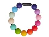 BEQUEM WASCHBAR: Das Armband mit Perlen ist leicht zu reinigen. Das Silikon Armband lässt sich mit milder Seife und Wasser leicht waschen.