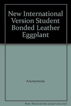 Hardcover New International Version Student Bonded Leather Eggplant Book