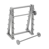 KICHOUSE Mini Barra De Pesas Accesorio De Gimnasio para Miniatura Decoración De Equipos De Fitness para y Oficinas para Micro y Pequeños