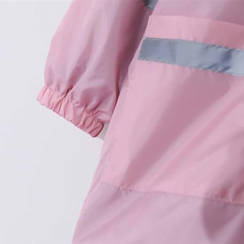Kids Waterproof Hooded Rain Jacket Teen Boys Girls Lightweight Raincoat Snap Button Travel Windbreaker with Pockets3