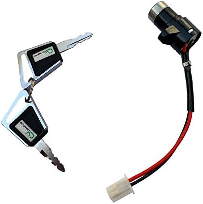 CY Electric Scooter Electric Bicycle Switch Key Switch Power Lock for Electric Bike e- Scooter - Black