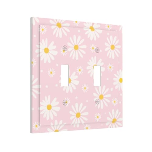 Prise électrique décorative et double interrupteur rose pour chambre rose - 3