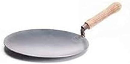 Handmade Iron Tawa For Cooking Chapati Bread Roti Cooking Pan Utensil Indian Tava 8 inch