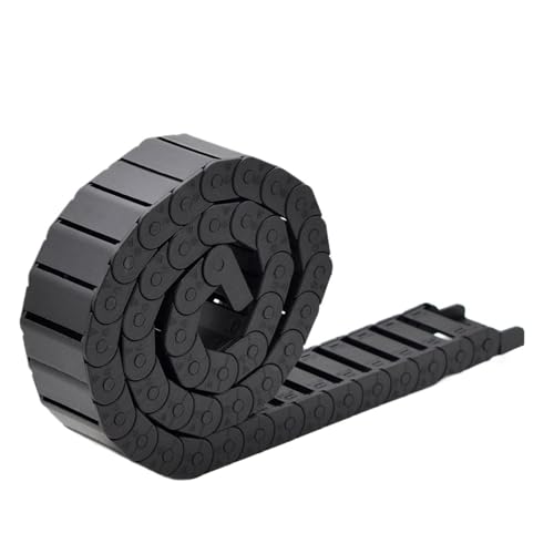 Chaîne porte-câbles haut de gamme 18x18 R75mm fermée à structure articulée robuste