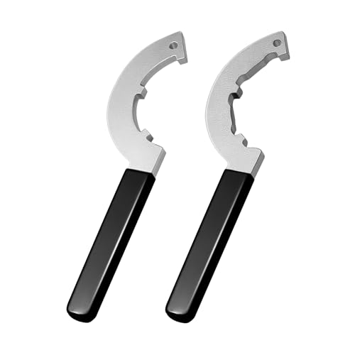 T114W Spanner Wrench Set for Coilover & Shock Absorber Heavy Duty Chromium Vanadium Steel Coilover Wrench Compatible with QA1 Adjustable Struts & Suspension Maintenance Tools Non-Slip Grip