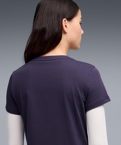 Image of Puma Women Cotton Letter Print Regular Fit Tees
