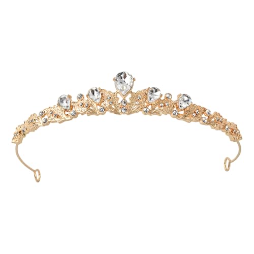 Ziyonix Tiara Crystal Princesse Crown with Rhinestone Couronne Reine Diademe Mariage Couronne Anniversaire Bijoux Halloween Femme