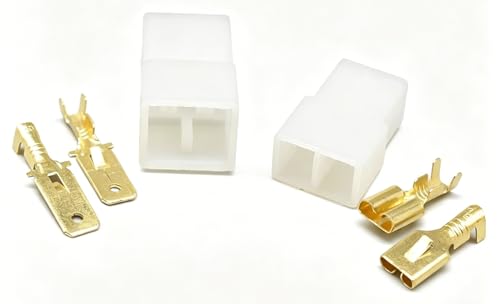 Conector de 2 pines PA66 para enchufe automotriz macho y hembra 180924-5