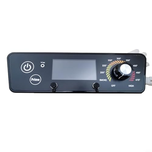 DAZZLEEX Thermostat numérique LCD pour gril à granulés de bois P7-340 700 avec double interface de sonde et allumage direct plage de température de 200 °C à 475 °C