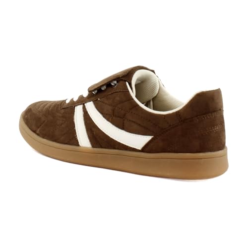 Steve Madden Women's Women's Madrid Sneaker, Brown, 7.53